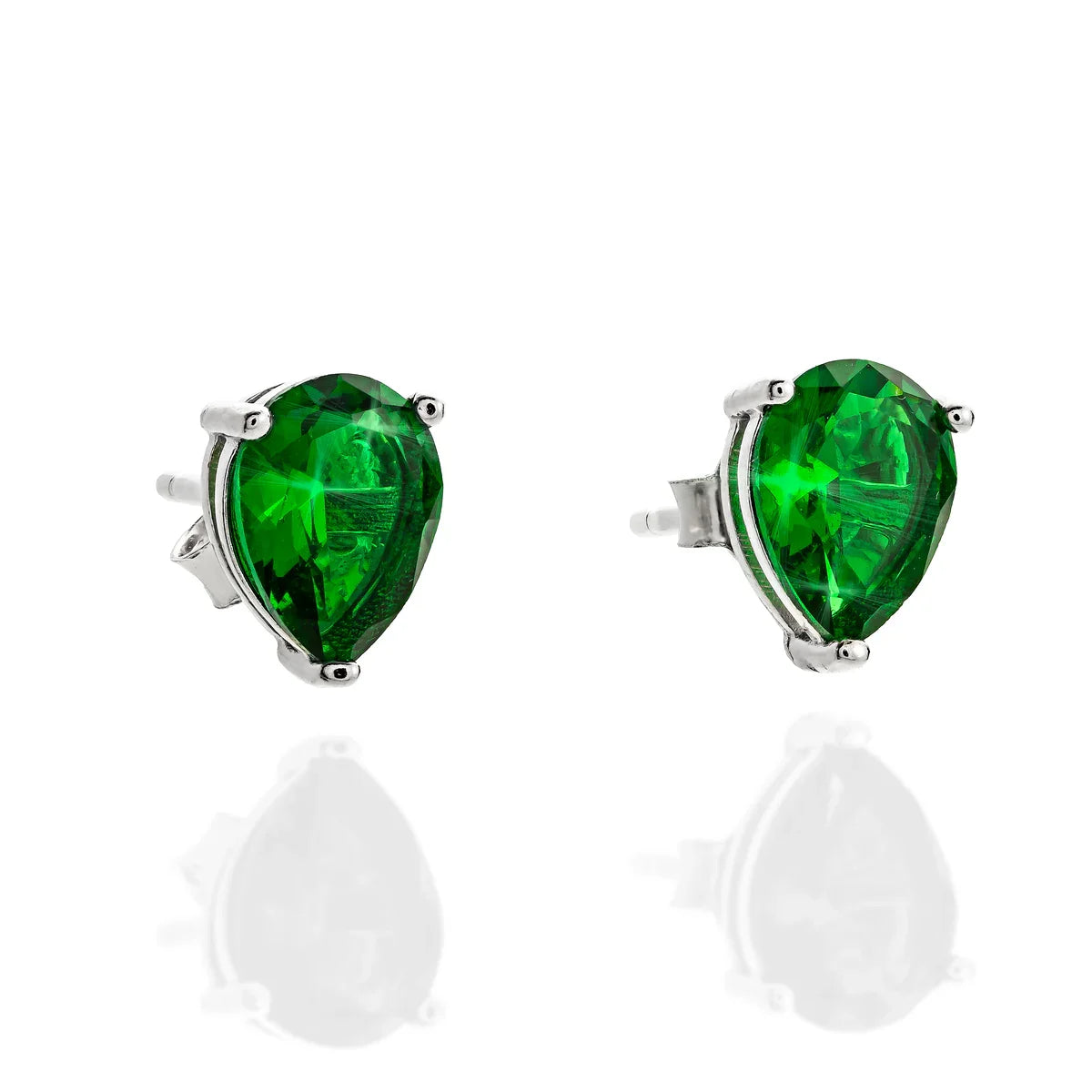 Brinco Gota de Jade Maior