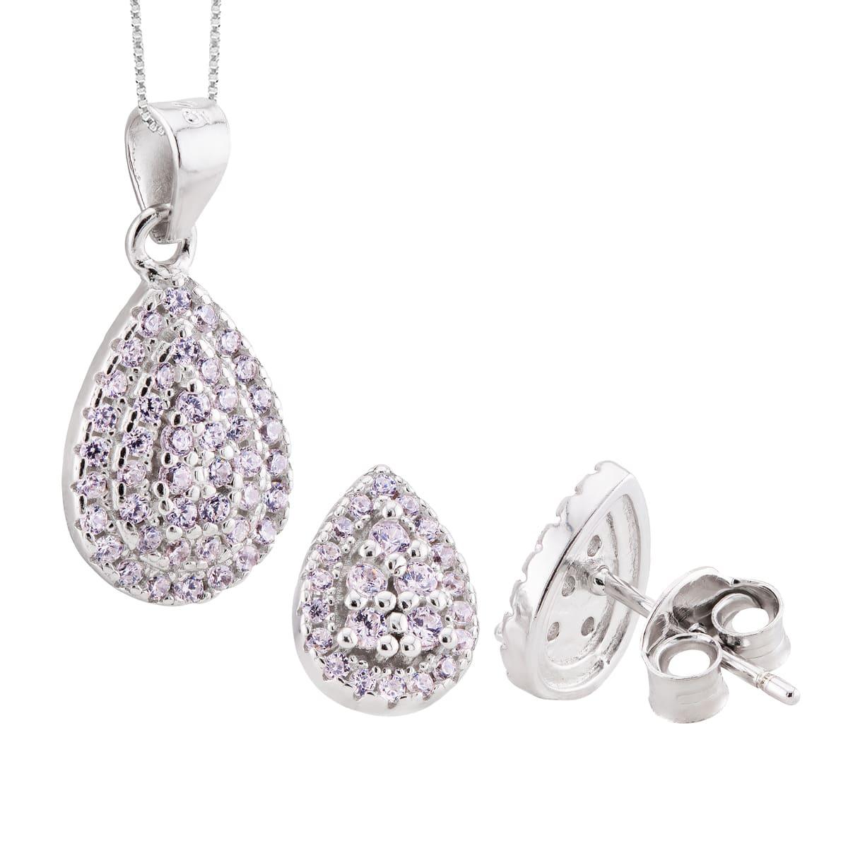 Conjunto de Pingente e Brinco Gota
