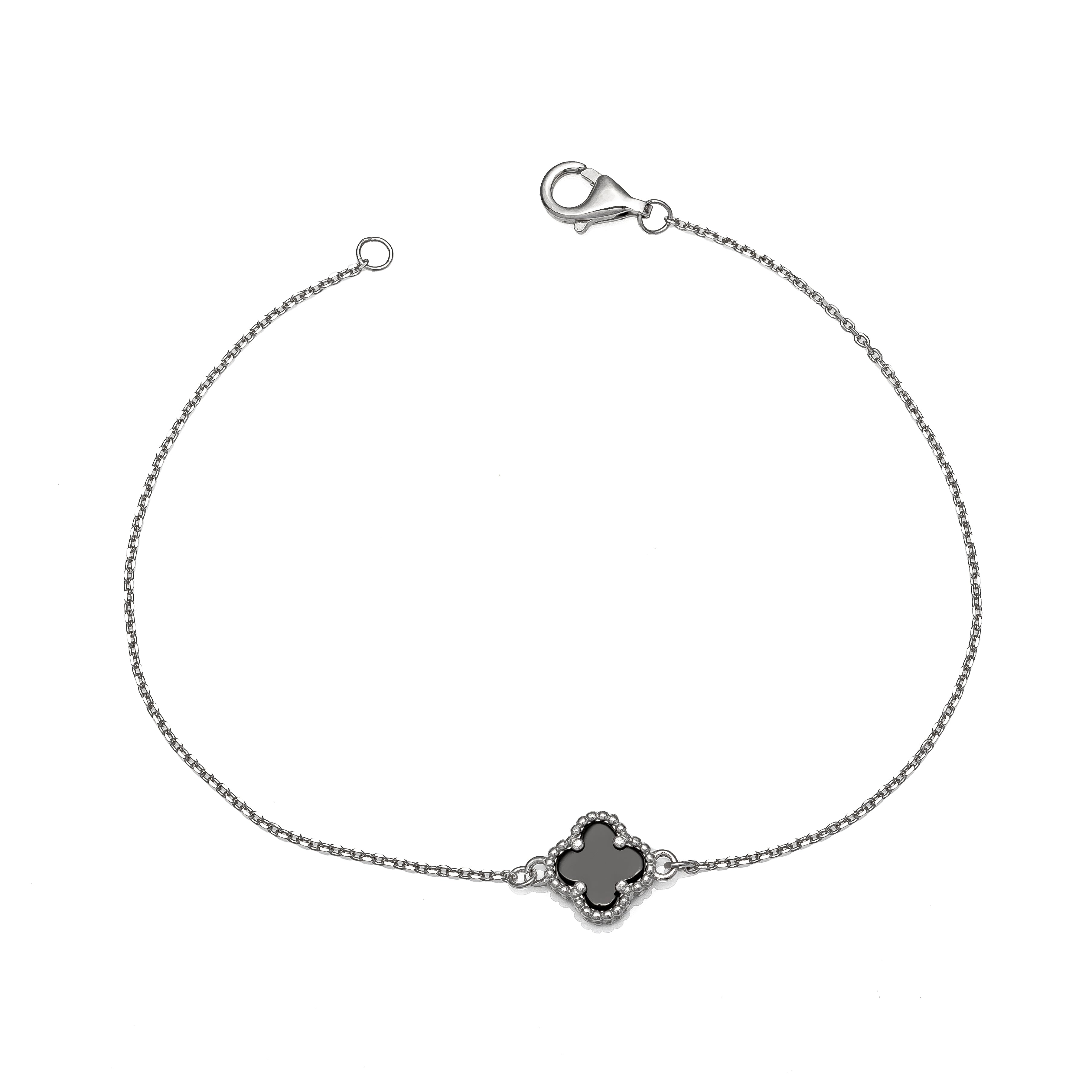 Pulseira Trevo Pedra Natural