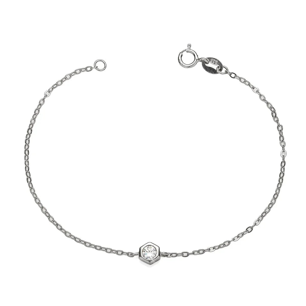 Pulseira Ponto Hexagonal